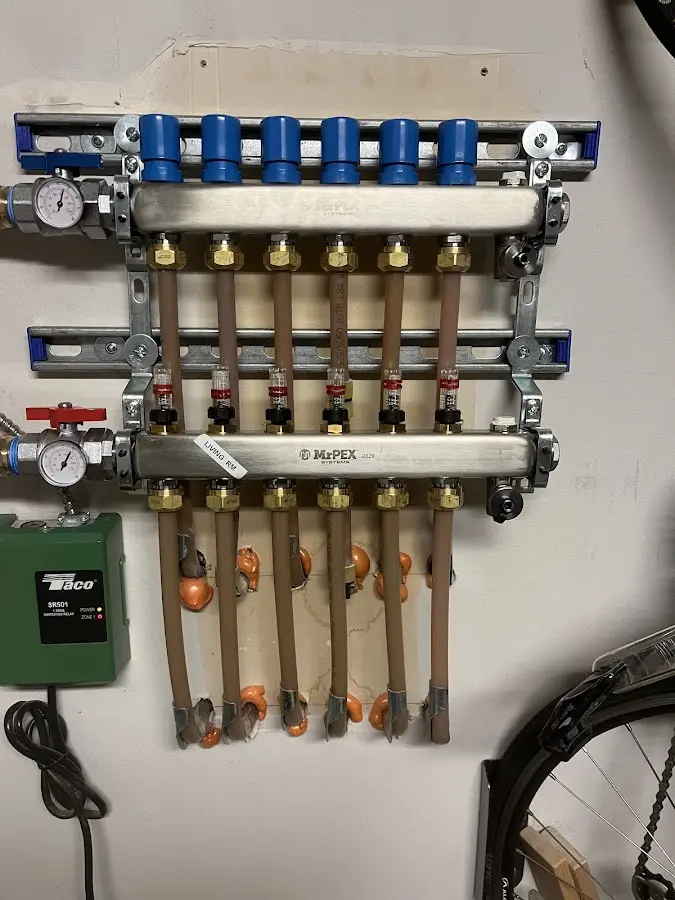 Plumber performing Gas Line Installation at a residential property in Terrell